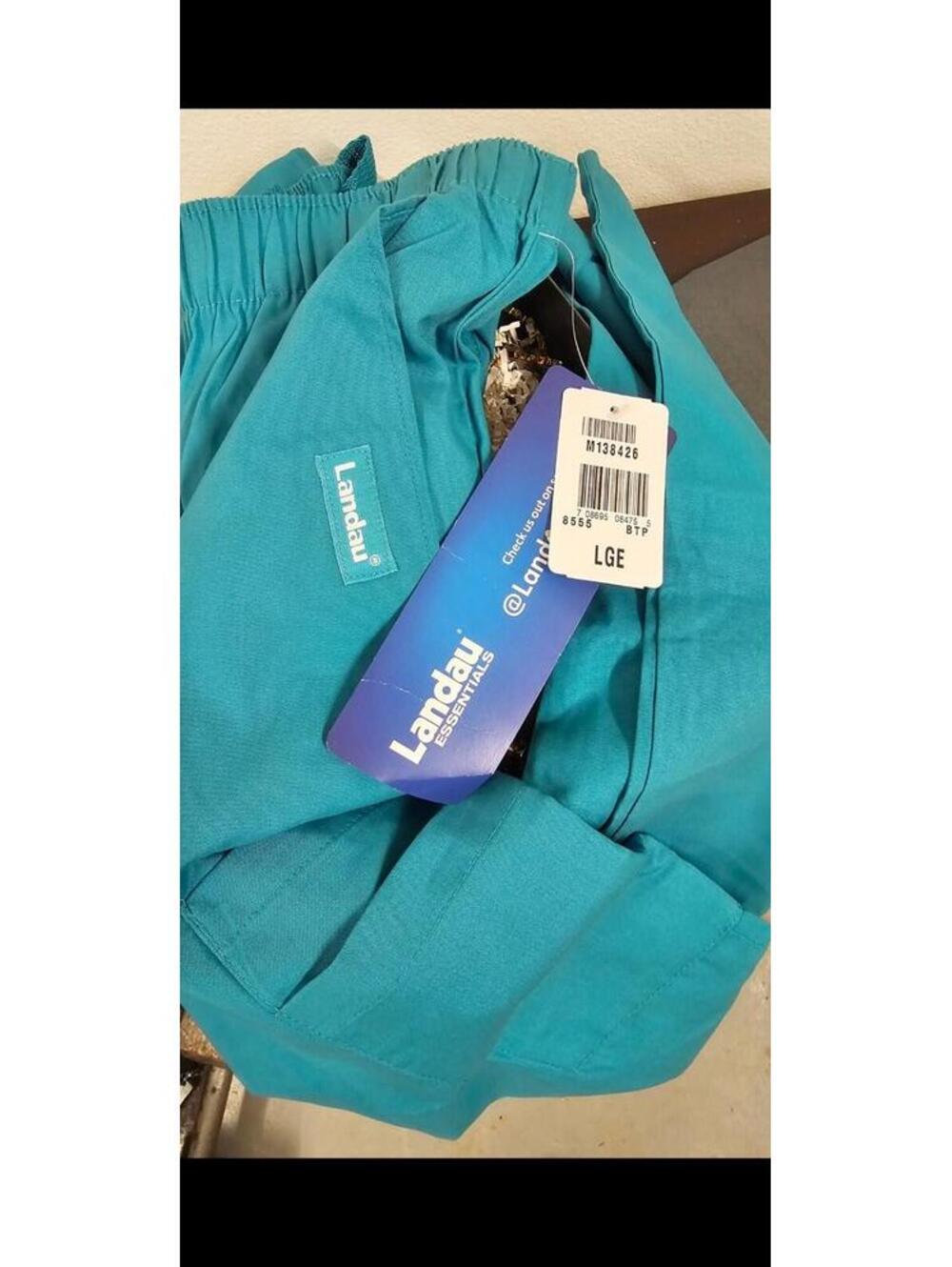Landau Essentials Women’s Scrub Pants Large – Comfortable Workwear Bottoms
